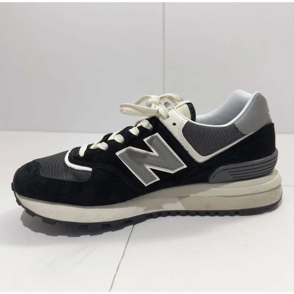 New Balance Men's 574 Legacy Black Marblehead Sneakers Shoes Size 9 Streetwear
